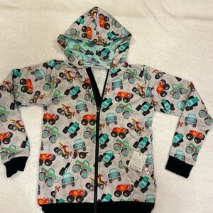 Birdie Bean NWT Zippered hoodie boys 9/10Y